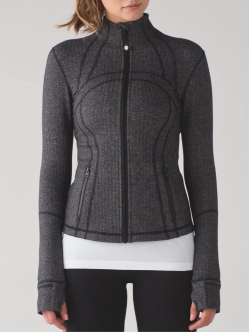 Lululemon Define Zip-Up Jacket in herringbone